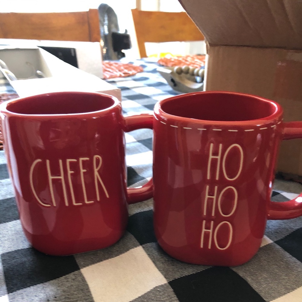 Rae Dunn Christmas mugs